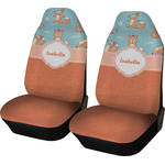 Foxy Yoga Car Seat Covers (Set of Two) (Personalized)