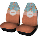 Foxy Yoga Car Seat Covers (Set of Two) (Personalized)