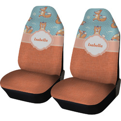 Foxy Yoga Car Seat Covers (Set of Two) (Personalized)