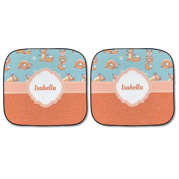 Foxy Yoga Car Sun Shades - FRONT