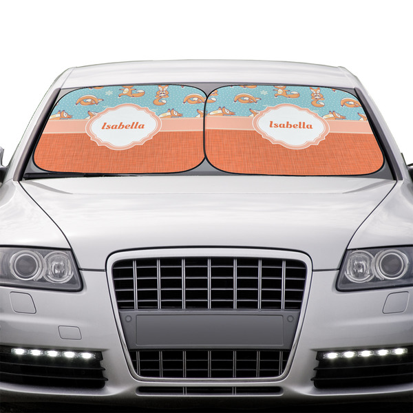 Foxy Yoga Car Sun Shades - IN CONTEXT