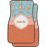 Foxy Yoga Car Floor Mats (Front Seat) (Personalized)