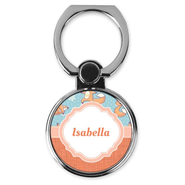 Custom Foxy Yoga Cell Phone Ring Stand & Holder (Personalized)