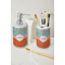 Foxy Yoga Ceramic Bathroom Accessories - LIFESTYLE (toothbrush holder & soap dispenser)