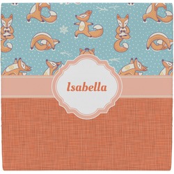 Foxy Yoga Ceramic Tile Hot Pad (Personalized)