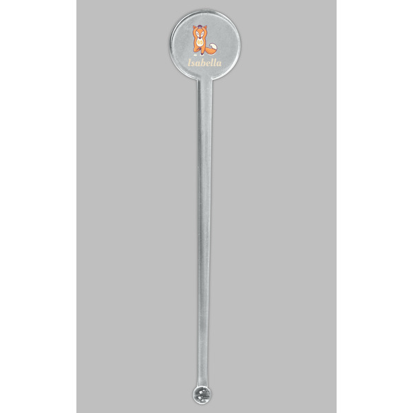 Foxy Yoga Clear Plastic 7" Stir Stick - Round - Single Stick
