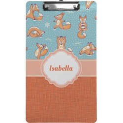 Foxy Yoga Clipboard (Legal Size) (Personalized)