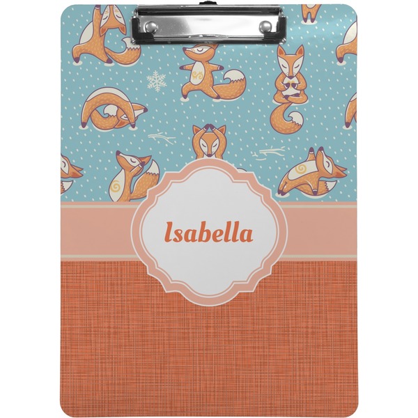 Custom Foxy Yoga Clipboard (Personalized)