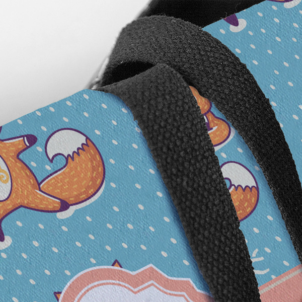 Foxy Yoga Closeup of Tote w/Black Handles