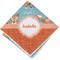 Foxy Yoga Cloth Cocktail Napkin - Single w/ Name or Text