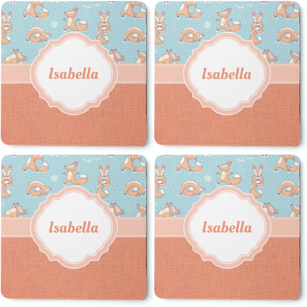 Foxy Yoga Coaster Rubber Back - Apvl