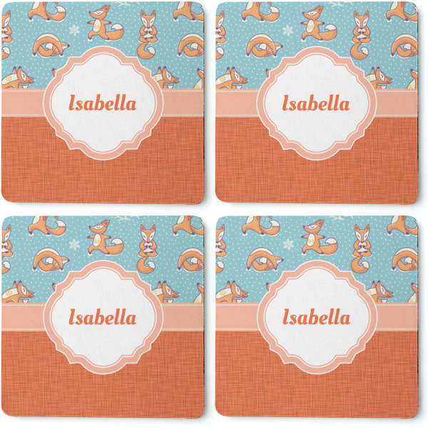 Foxy Yoga Coaster Rubber Back - Apvl