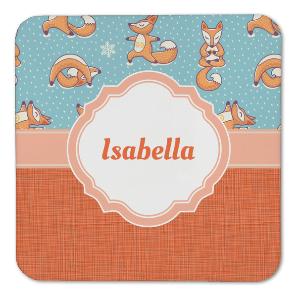 Foxy Yoga Coaster Set - FRONT (one)