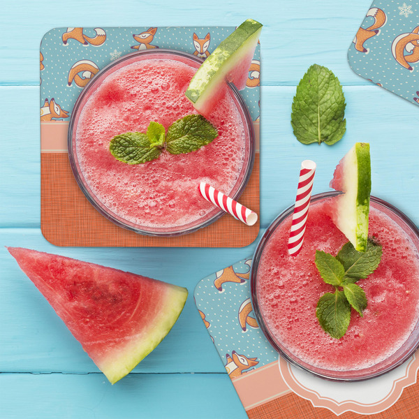 Foxy Yoga Coaster Set - LIFESTYLE