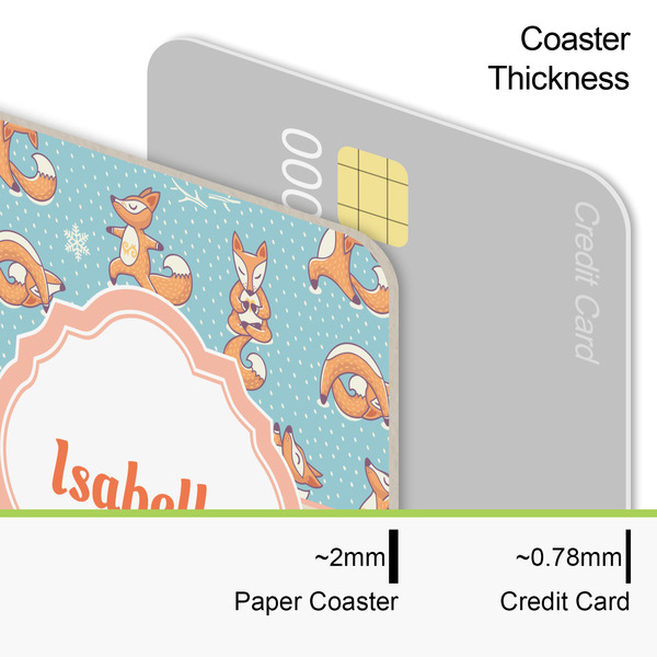 Foxy Yoga Coaster Thickness