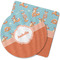 Foxy Yoga Rubber Backed Coaster (Personalized)