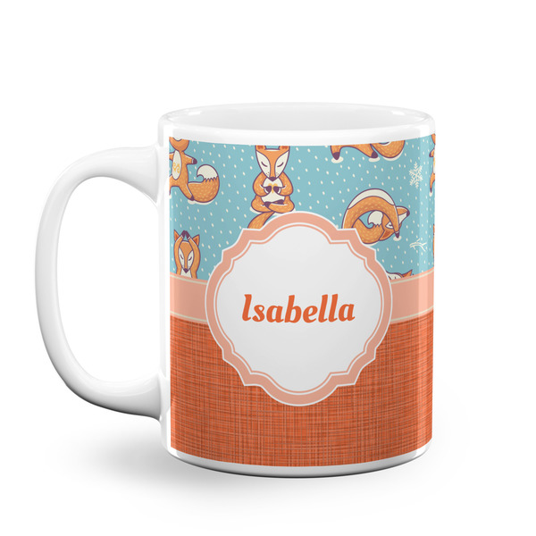 Custom Foxy Yoga Coffee Mug (Personalized)