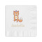 Foxy Yoga Coined Cocktail Napkins (Personalized)