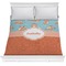 Foxy Yoga Comforter - Full / Queen (Personalized)