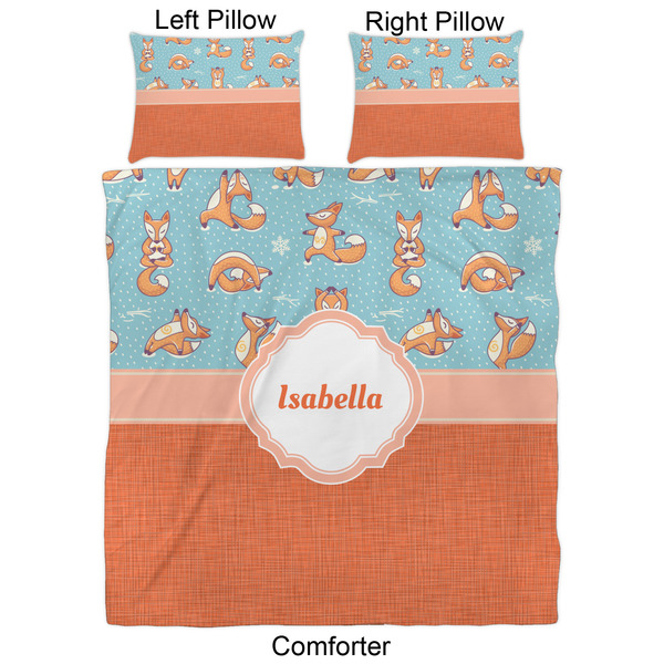 Foxy Yoga Comforter Set - Queen - Approval