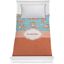 Foxy Yoga Comforter - Twin XL (Personalized)