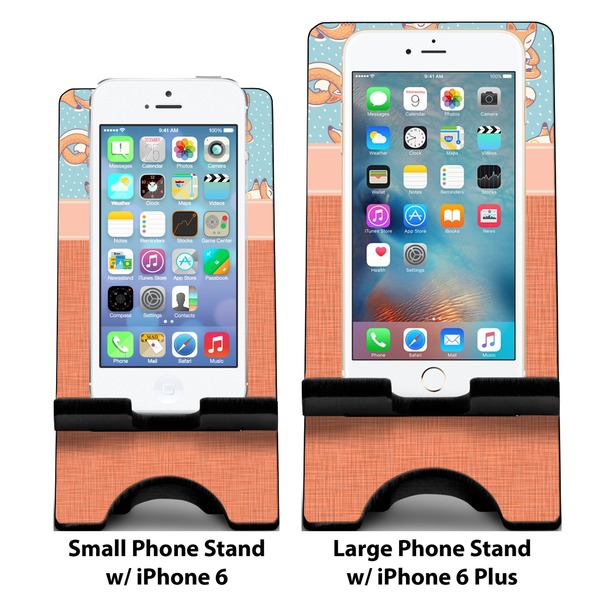 Foxy Yoga Compare Phone Stand Sizes - with iPhones