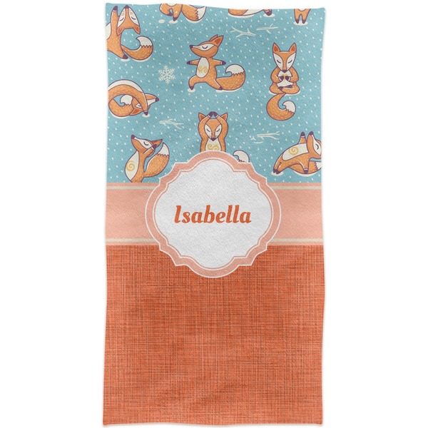 Foxy Yoga Crib Comforter/Quilt - Apvl