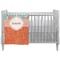 Foxy Yoga Crib Comforter / Quilt (Personalized)