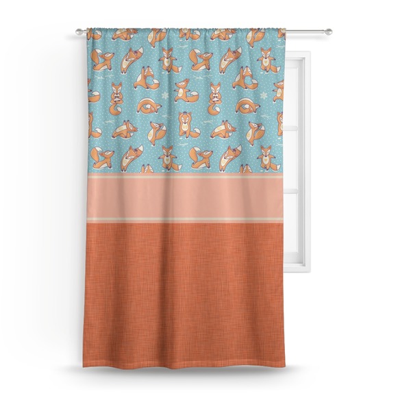Custom Foxy Yoga Curtain - 50"x84" Panel