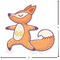 Foxy Yoga Custom Shape Iron On Patches - L - APPROVAL