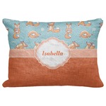 Foxy Yoga Decorative Baby Pillowcase - 16"x12" (Personalized)