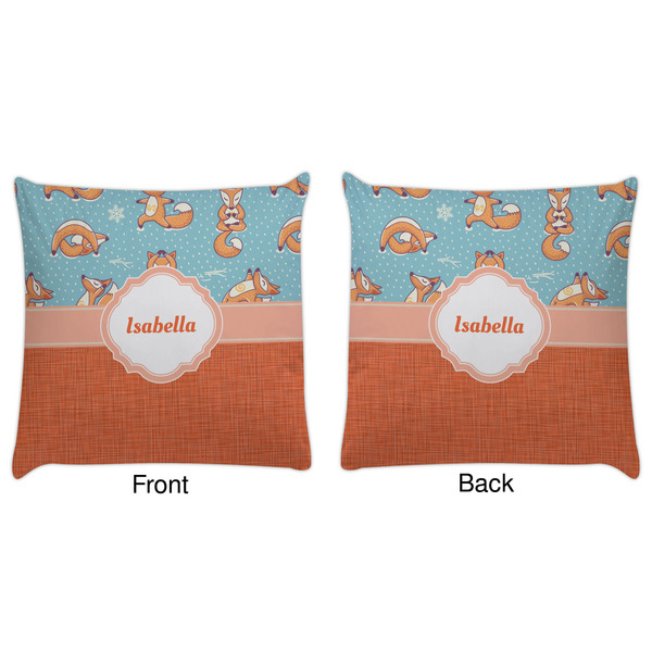 Foxy Yoga Decorative Pillow Case - Approval