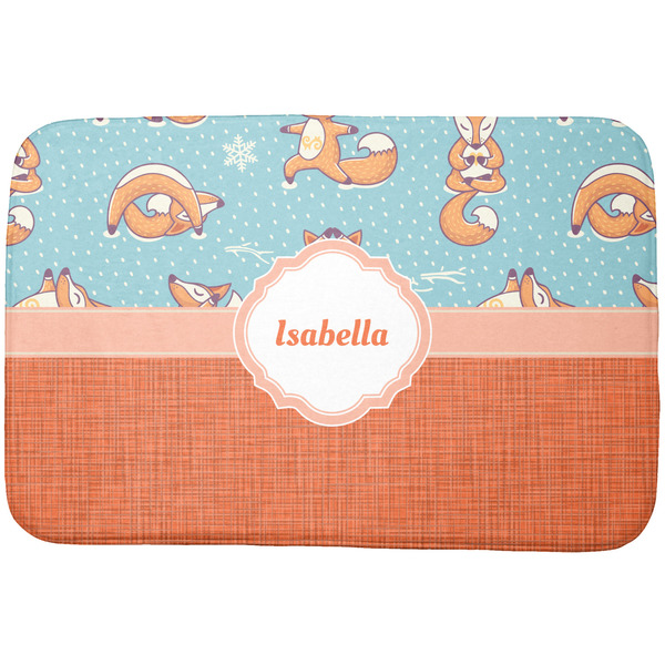 Custom Foxy Yoga Dish Drying Mat (Personalized)