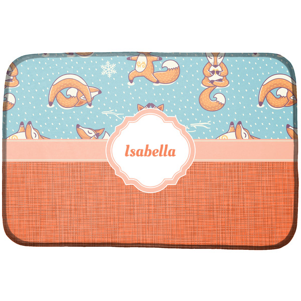 Custom Foxy Yoga Dish Drying Mat (Personalized)