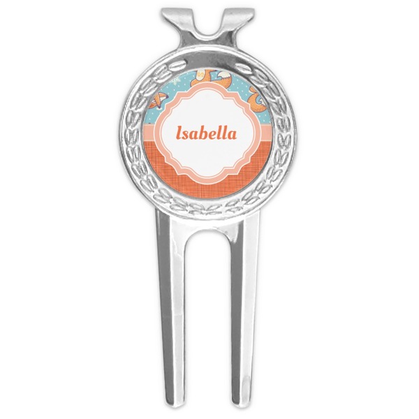 Custom Foxy Yoga Golf Divot Tool & Ball Marker (Personalized)