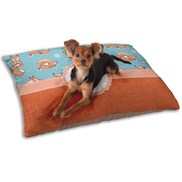 Custom Foxy Yoga Dog Bed - Small w/ Name or Text