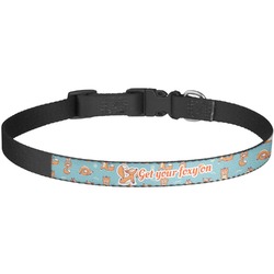 Foxy Yoga Dog Collar - Large (Personalized)