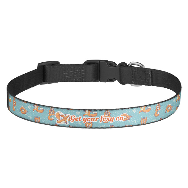 Custom Foxy Yoga Dog Collar - Medium (Personalized)