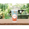 Foxy Yoga Double Wall Tumbler with Straw Lifestyle