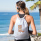 Foxy Yoga Drawstring Backpacks - Sweatshirt Fleece - Single Sided - LIFESTYLE