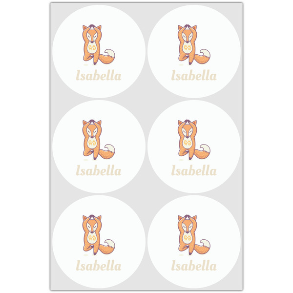 Foxy Yoga Drink Topper - Large - Set of 6
