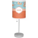Foxy Yoga Lamp with Drum Shade (Personalized)