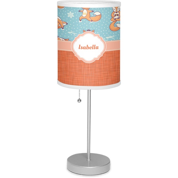Custom Foxy Yoga Lamp with Drum Shade (Personalized)