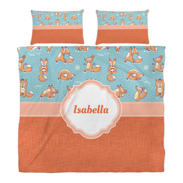 Foxy Yoga Duvet Cover Set - King - Alt Approval