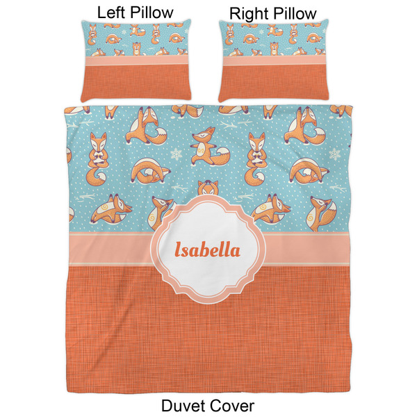 Foxy Yoga Duvet Cover Set - Queen - Approval