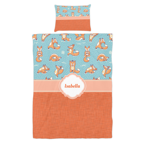 Foxy Yoga Duvet Cover Set - Twin - Alt Approval