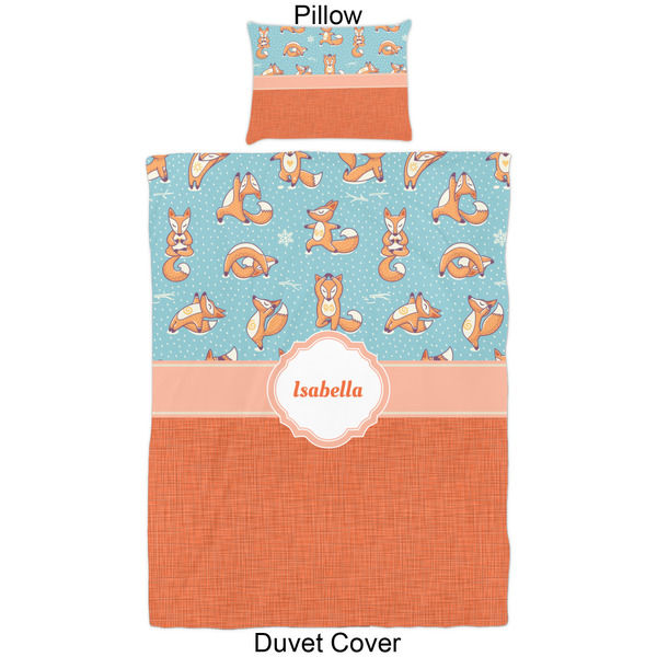 Foxy Yoga Duvet Cover Set - Twin - Approval