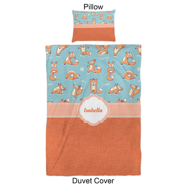 Foxy Yoga Duvet Cover Set - Twin XL - Approval