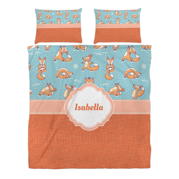 Foxy Yoga Duvet cover Set - Queen - Alt Approval