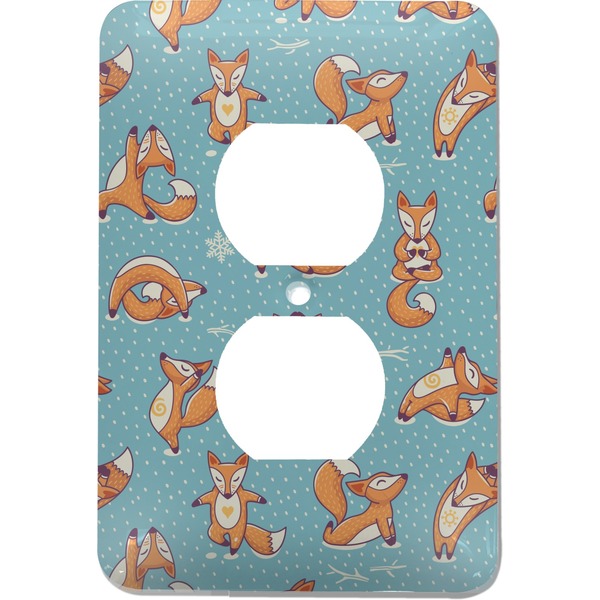 Custom Foxy Yoga Electric Outlet Plate